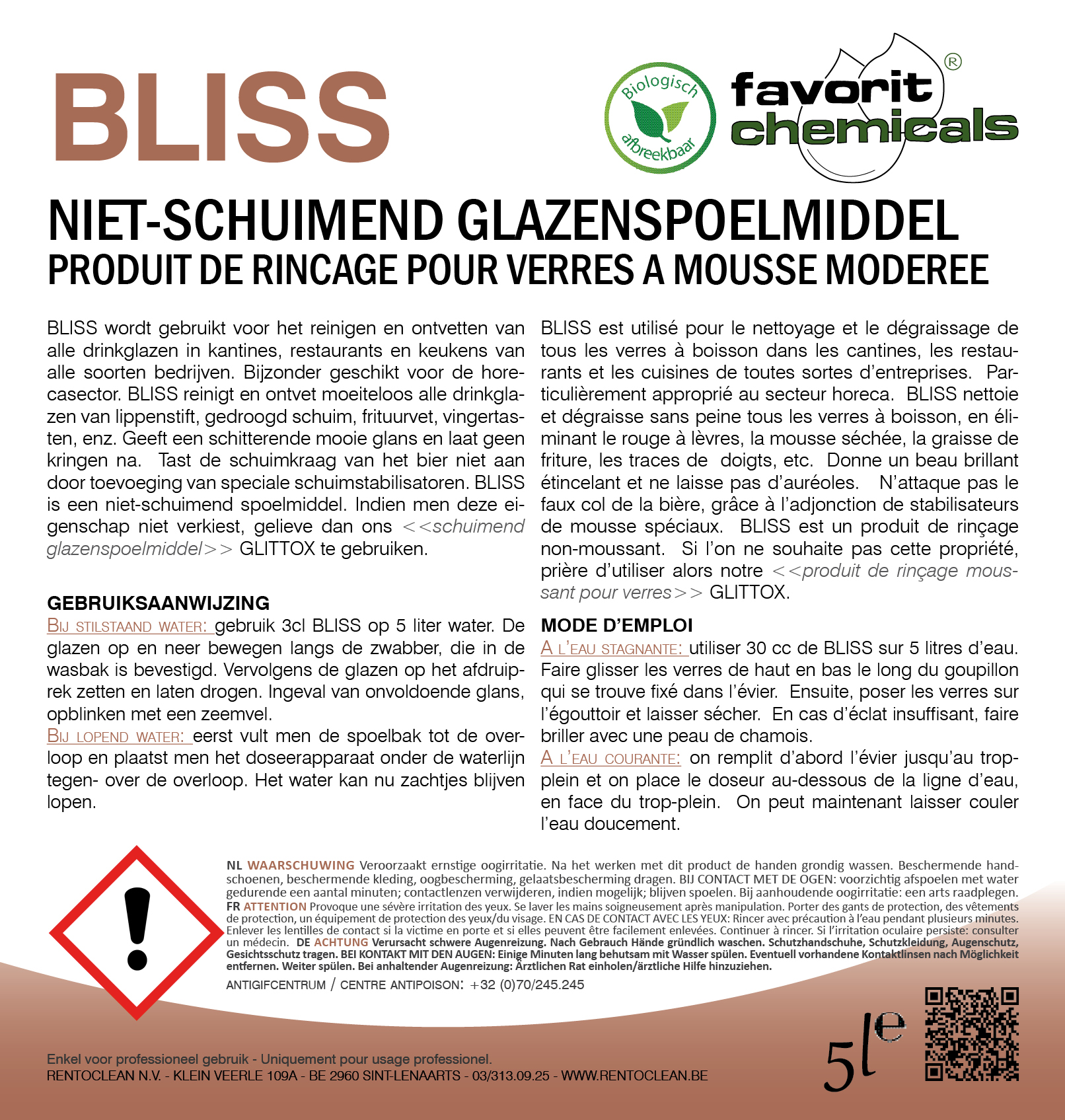 bliss glazenspoelmiddel